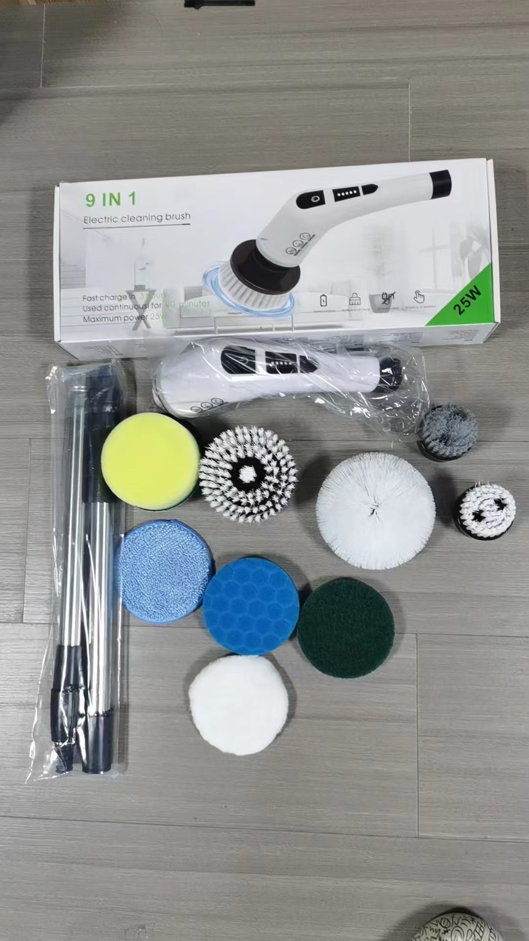 CEPILLO DE LIMPIEZA 9 EN 1 - ENVIO GRATIS A TODO EL PERÚ