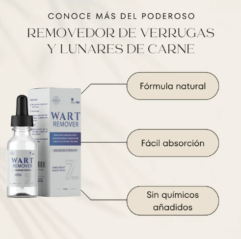 WART REMOVER Removedor de Verrugas y Lunares⭐| ENVÍO GRATIS