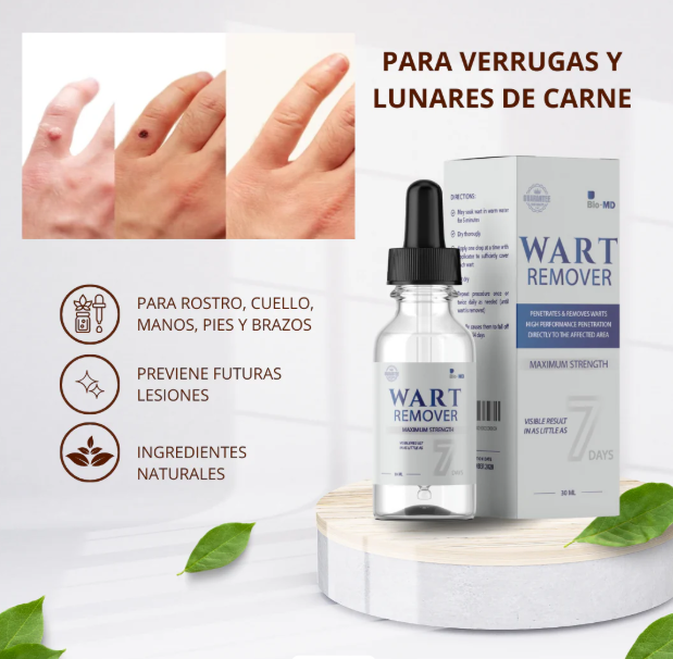 WART REMOVER Removedor de Verrugas y Lunares⭐| ENVÍO GRATIS