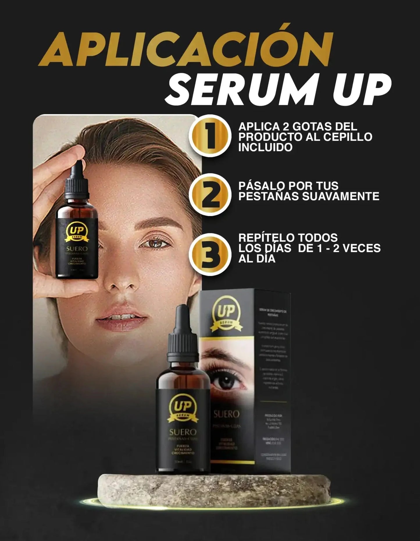 SERUM UP - ALARGAMIENTO DE PESTAÑAS Y CEJAS